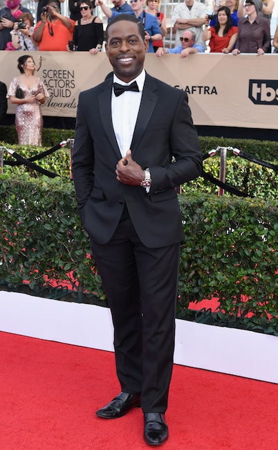 Sterling K. Brown, First Time Photographed at SAGs